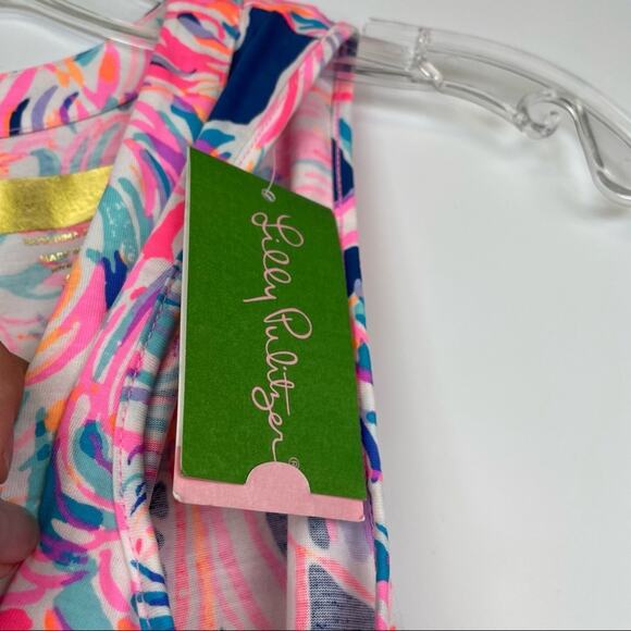 Lily Pulitzer Amina Pelican Pink Head in the Sand dress size XXS pima cotton - Picture 9 of 14